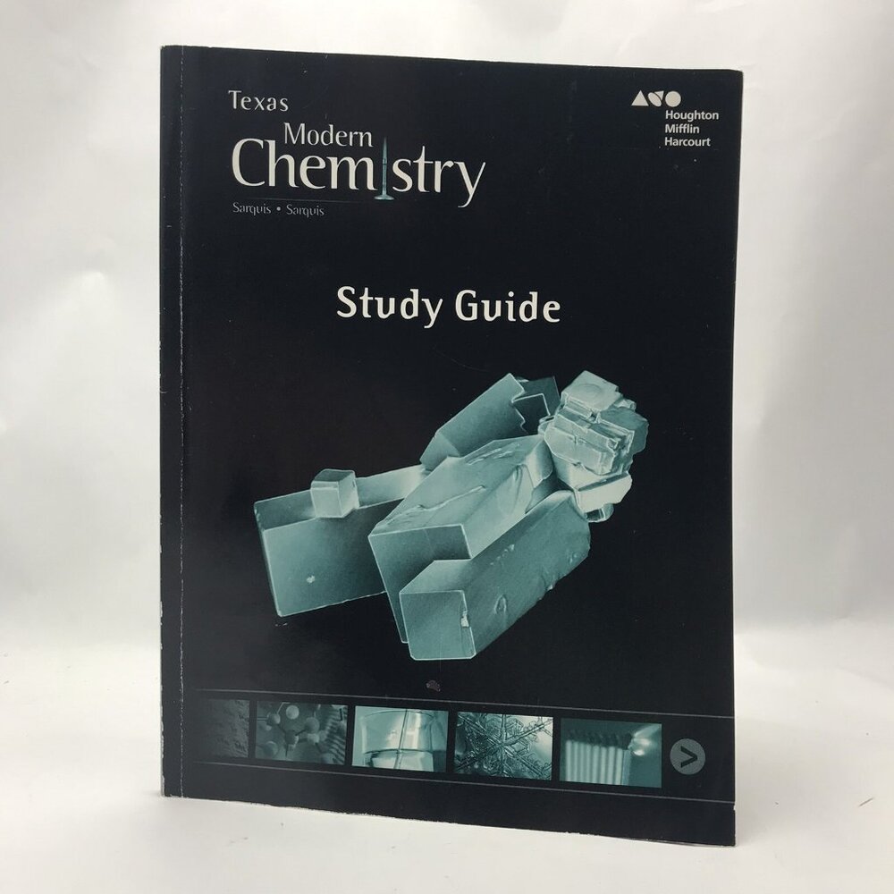 Holt McDougal Modern Chemistry Texas: Study Guide - Paperback VG